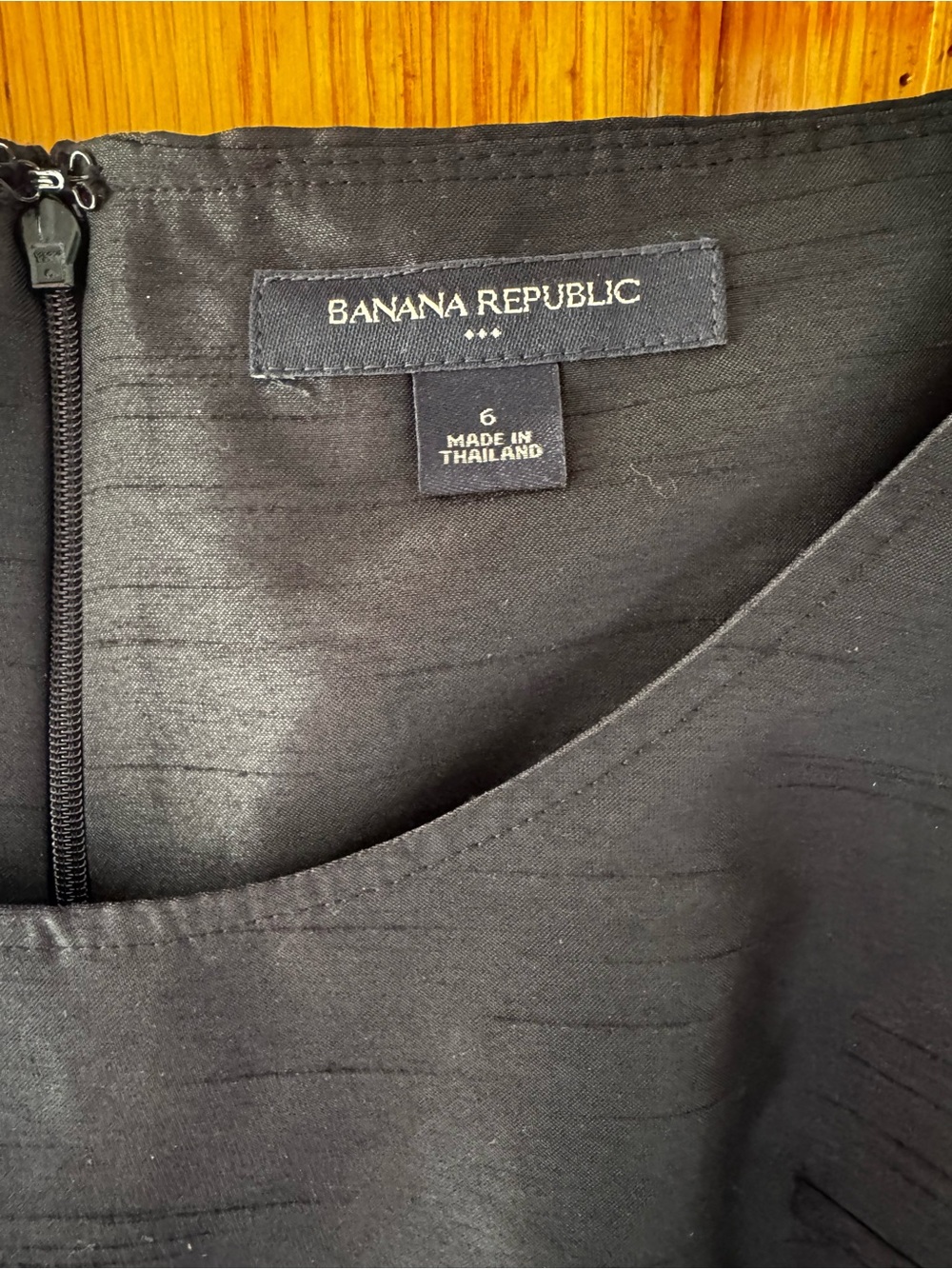Banana Republic Black Textured Sleeveless Dress